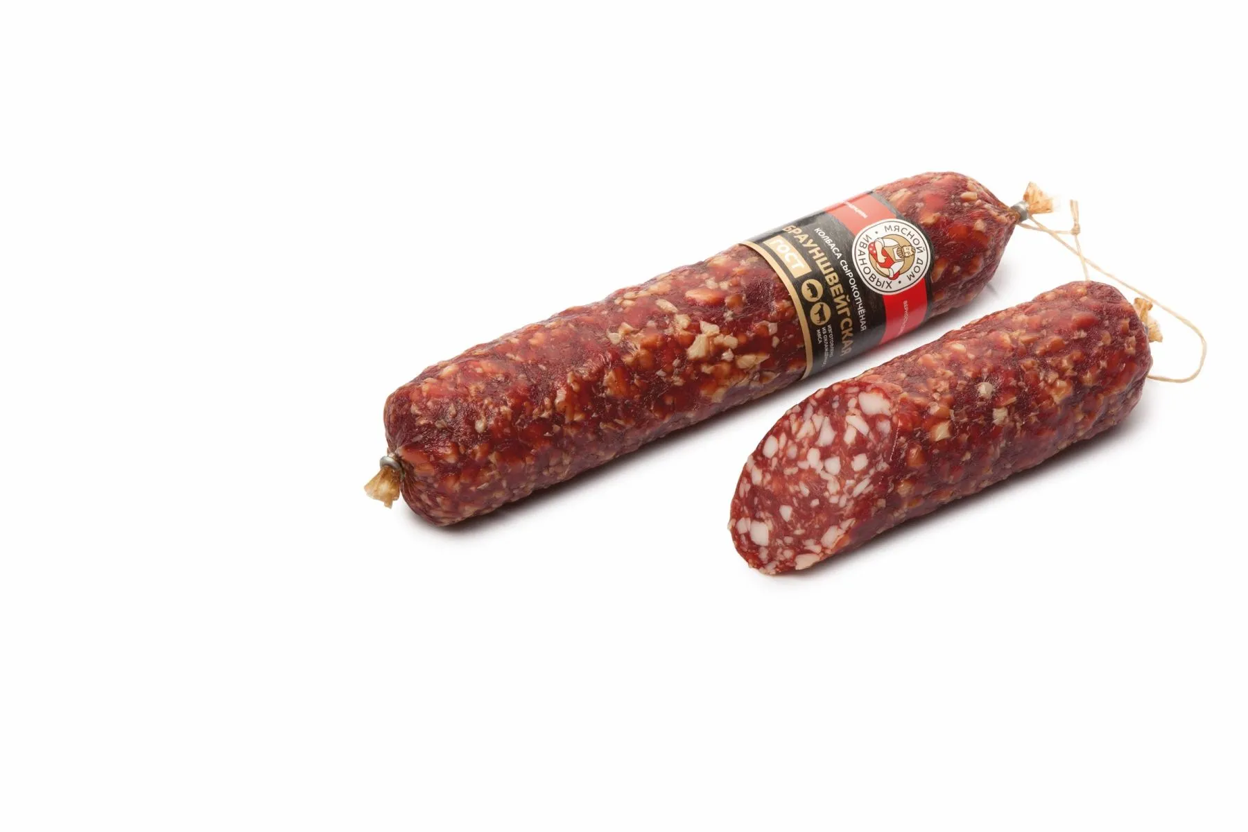 Колбаса Брауншвейгская сырокопченая